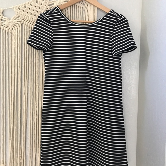 Dresses & Skirts - Navy & White Striped Dress